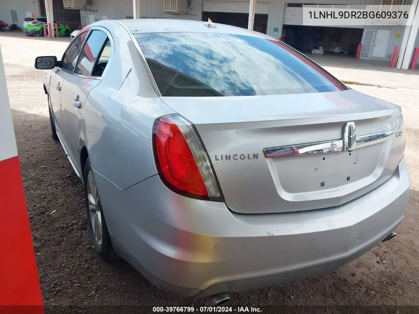 1LNHL9DR2BG609376 2011 Lincoln Mks