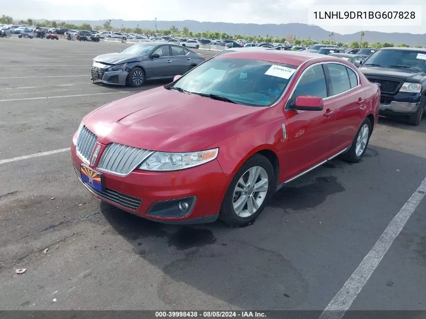 1LNHL9DR1BG607828 2011 Lincoln Mks