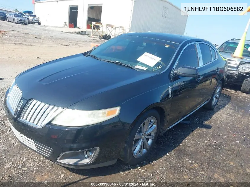 2011 Lincoln Mks Ecoboost VIN: 1LNHL9FT1BG606882 Lot: 39998846