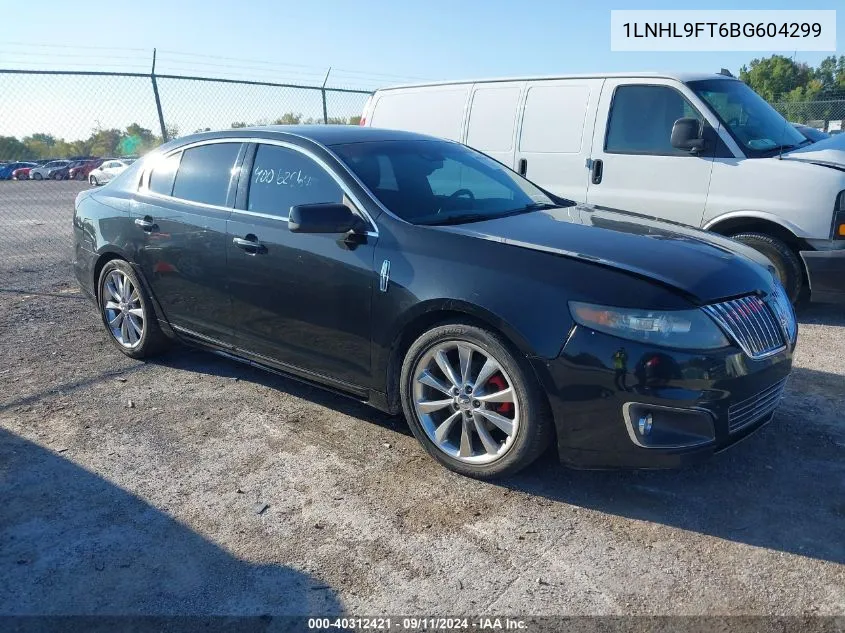 1LNHL9FT6BG604299 2011 Lincoln Mks Ecoboost