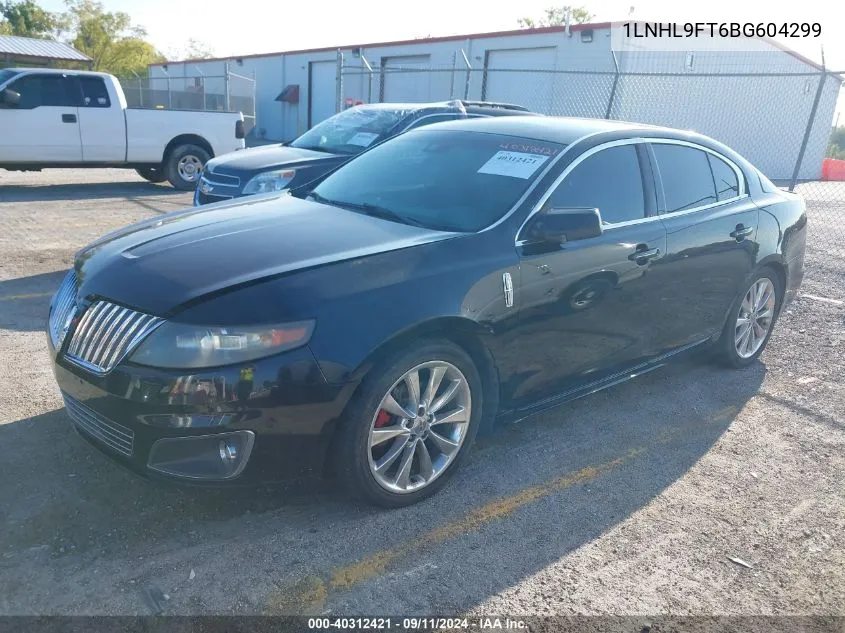 1LNHL9FT6BG604299 2011 Lincoln Mks Ecoboost