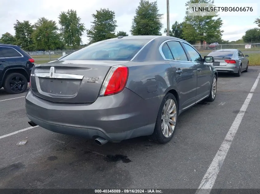 2011 Lincoln Mks VIN: 1LNHL9FT9BG606676 Lot: 40345089