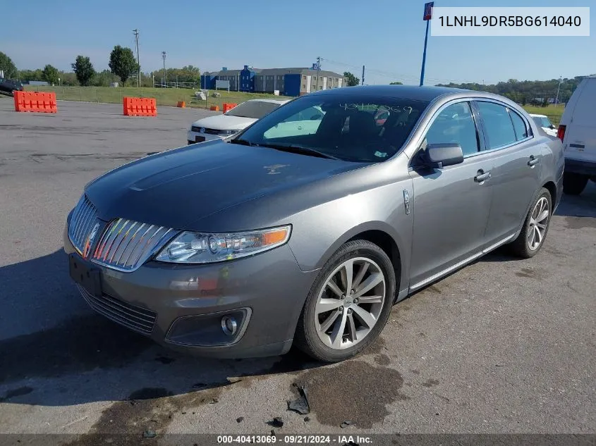 2011 Lincoln Mks VIN: 1LNHL9DR5BG614040 Lot: 40413069