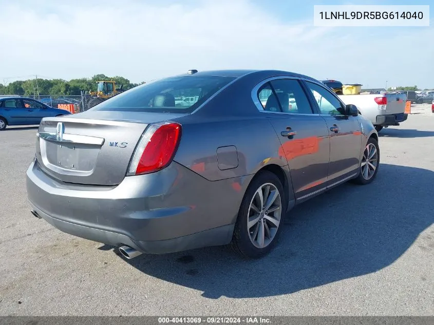 1LNHL9DR5BG614040 2011 Lincoln Mks