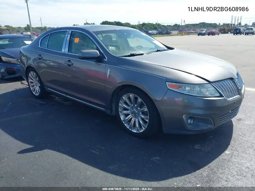 1LNHL9DR2BG608986 2011 Lincoln Mks