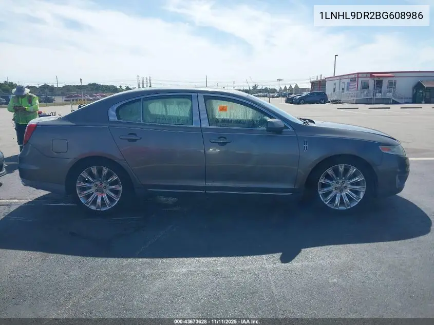 1LNHL9DR2BG608986 2011 Lincoln Mks