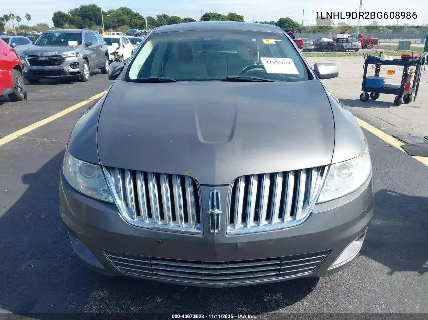 1LNHL9DR2BG608986 2011 Lincoln Mks