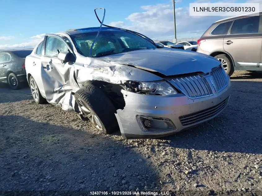 1LNHL9ER3CG801230 2012 Lincoln Mks