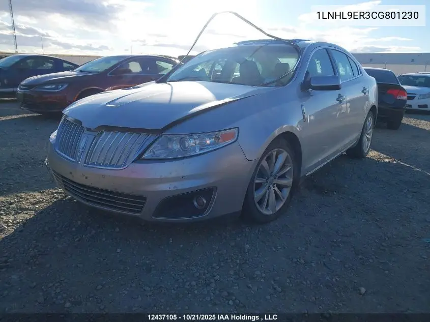 1LNHL9ER3CG801230 2012 Lincoln Mks