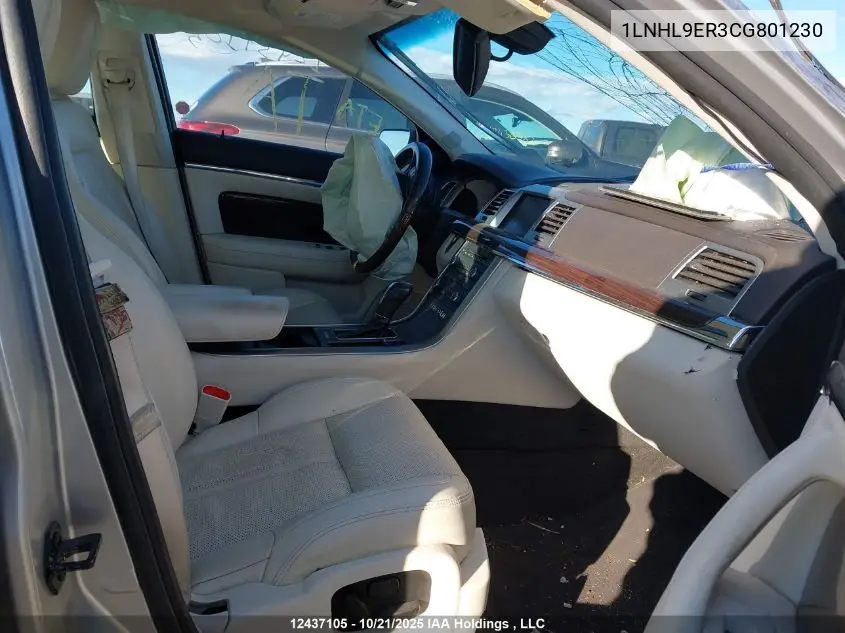 1LNHL9ER3CG801230 2012 Lincoln Mks