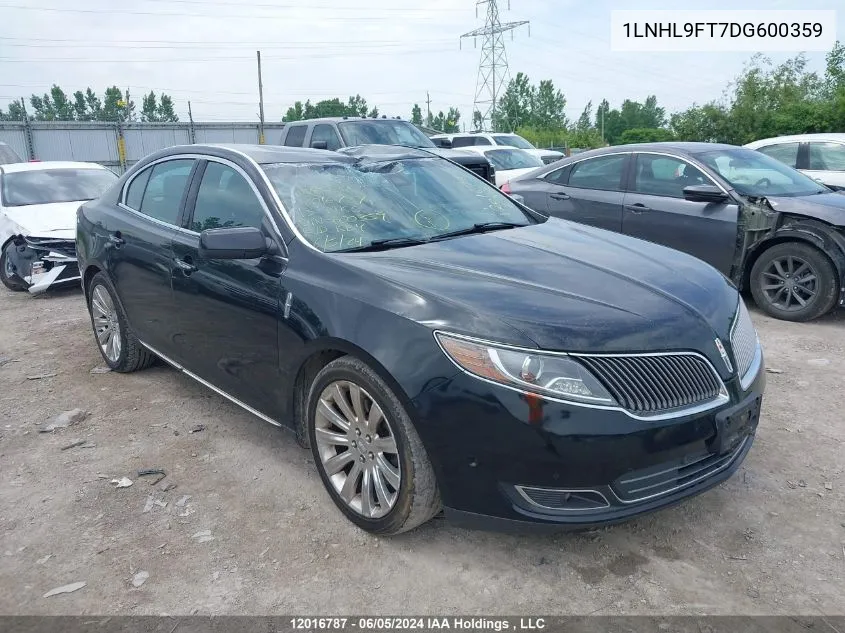 1LNHL9FT7DG600359 2013 Lincoln Mks