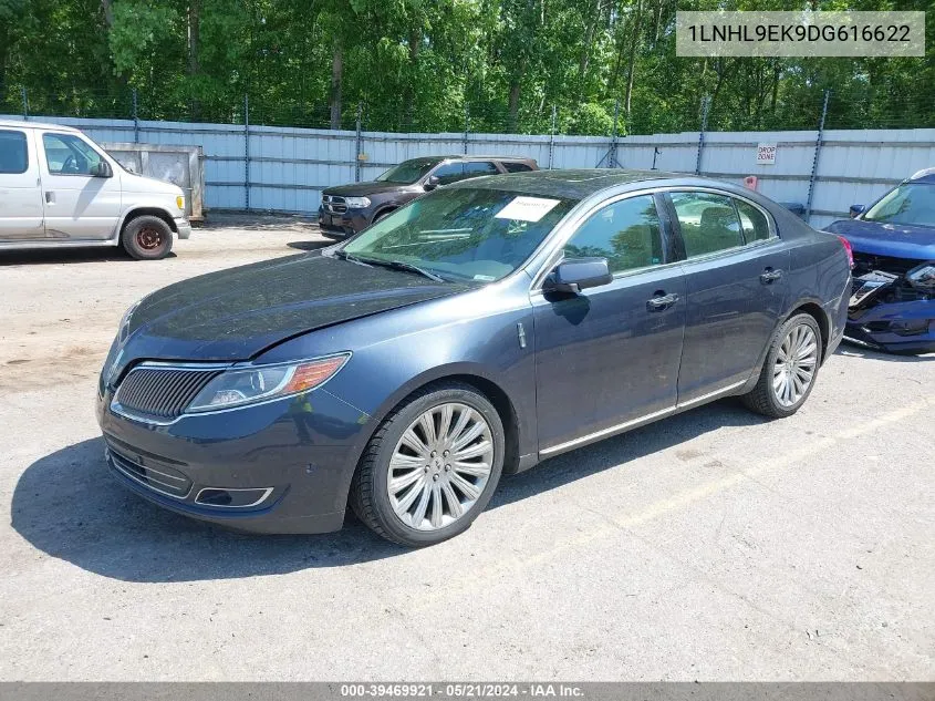 2013 Lincoln Mks VIN: 1LNHL9EK9DG616622 Lot: 39469921