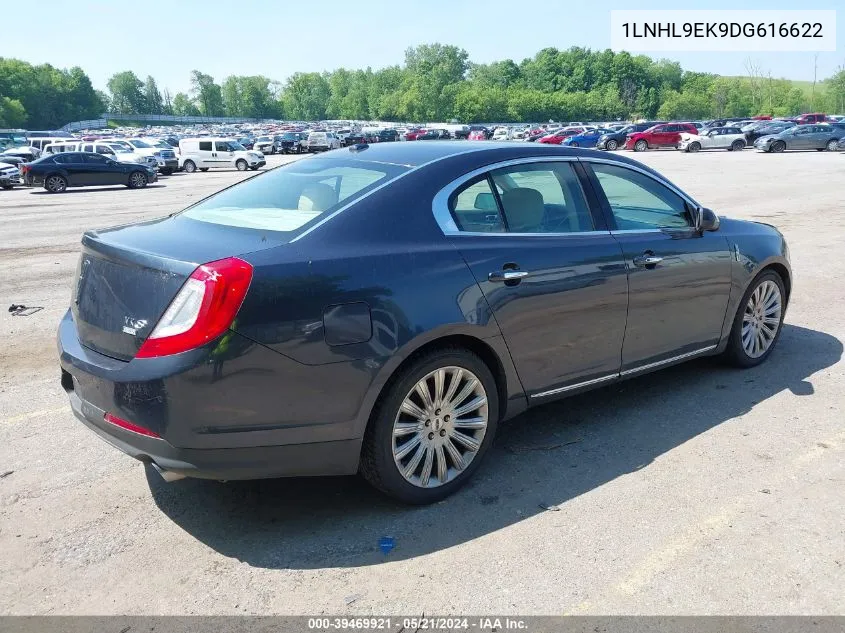 1LNHL9EK9DG616622 2013 Lincoln Mks