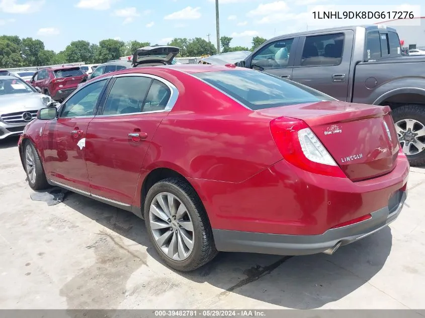 1LNHL9DK8DG617276 2013 Lincoln Mks