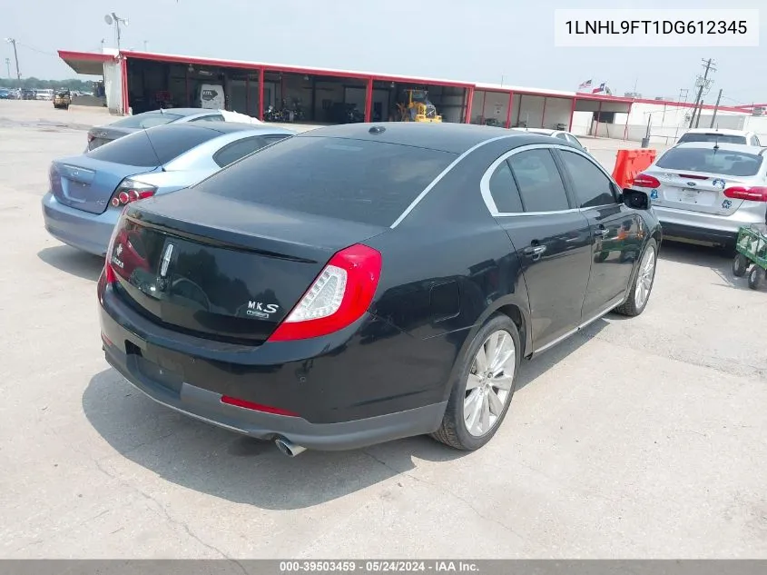 1LNHL9FT1DG612345 2013 Lincoln Mks Ecoboost