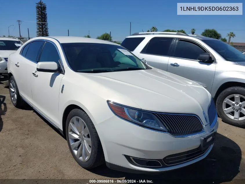 2013 Lincoln Mks VIN: 1LNHL9DK5DG602363 Lot: 39586816