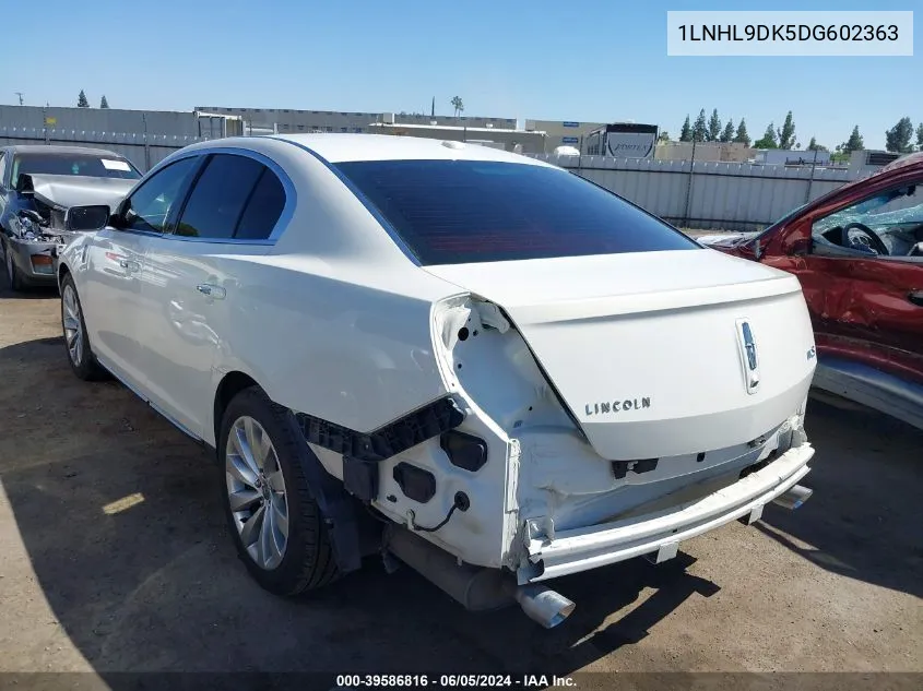 1LNHL9DK5DG602363 2013 Lincoln Mks