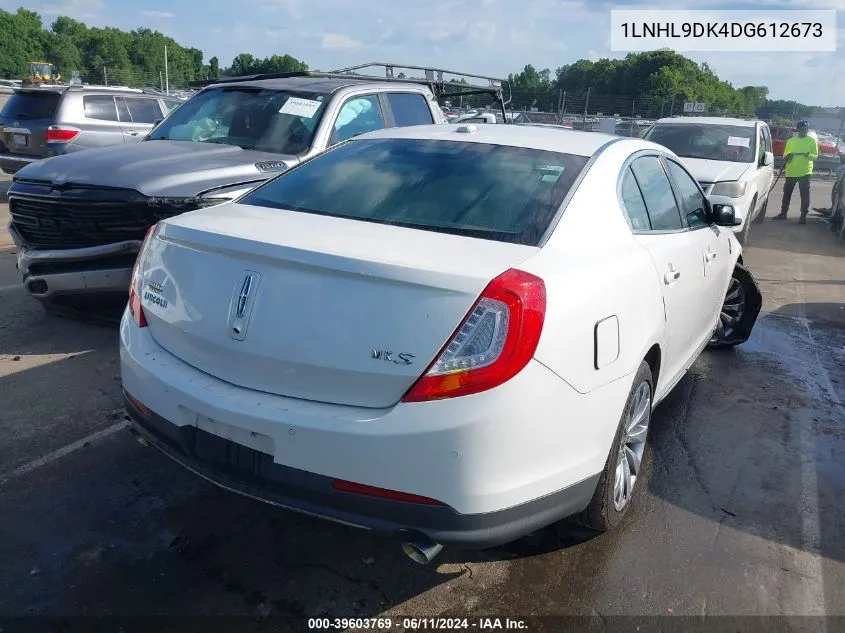 2013 Lincoln Mks VIN: 1LNHL9DK4DG612673 Lot: 39603769