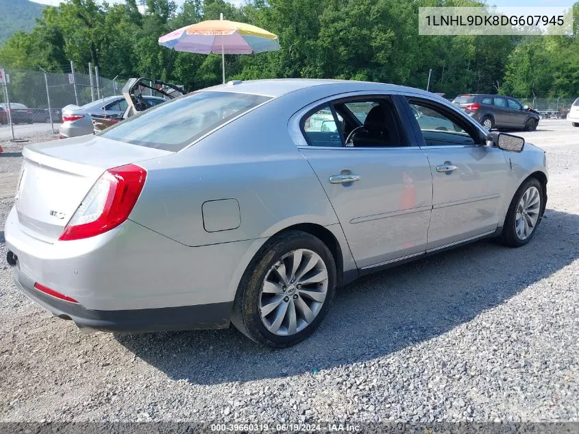 2013 Lincoln Mks VIN: 1LNHL9DK8DG607945 Lot: 39660319