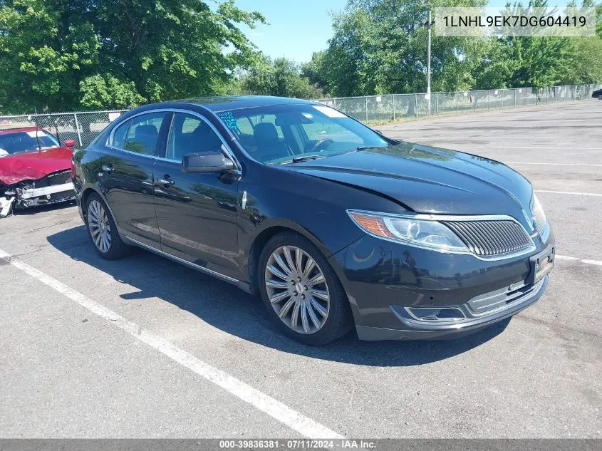 2013 Lincoln Mks VIN: 1LNHL9EK7DG604419 Lot: 39836381