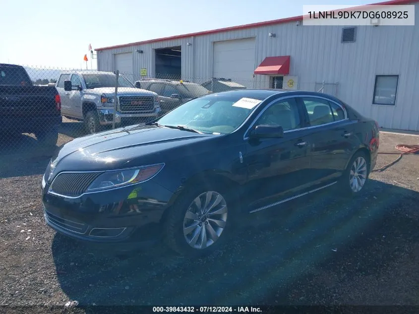 2013 Lincoln Mks VIN: 1LNHL9DK7DG608925 Lot: 39843432