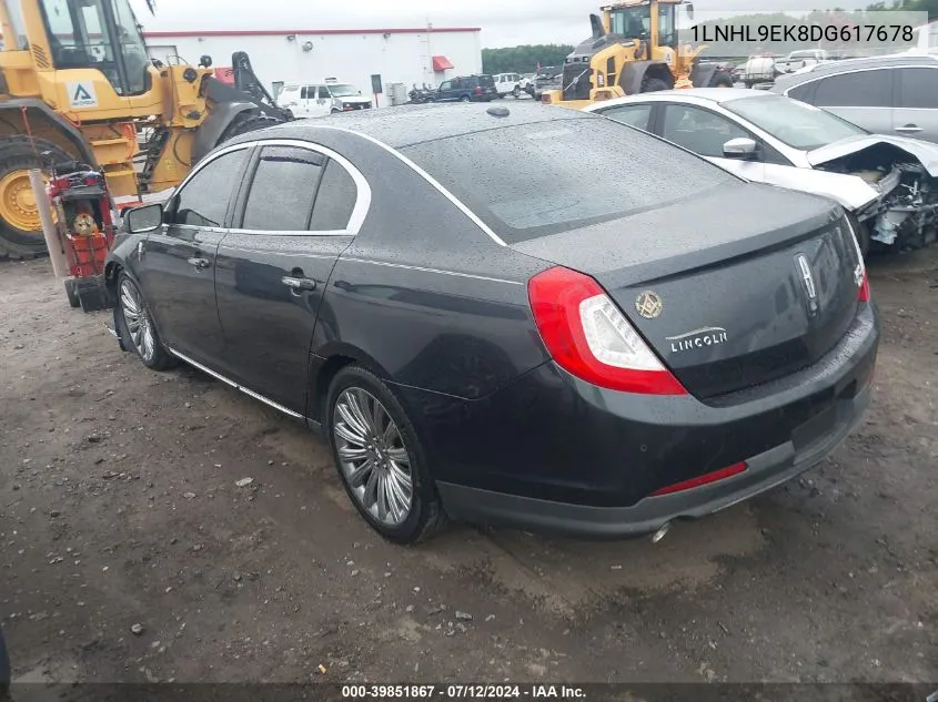 1LNHL9EK8DG617678 2013 Lincoln Mks