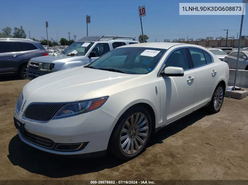 2013 Lincoln Mks VIN: 1LNHL9DK3DG608873 Lot: 39876682