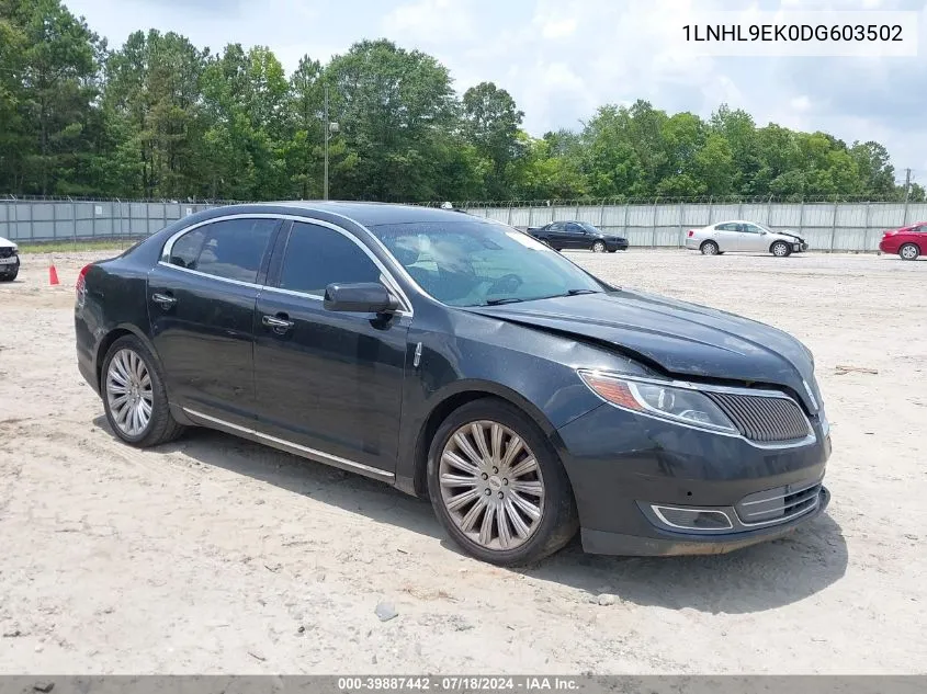 1LNHL9EK0DG603502 2013 Lincoln Mks