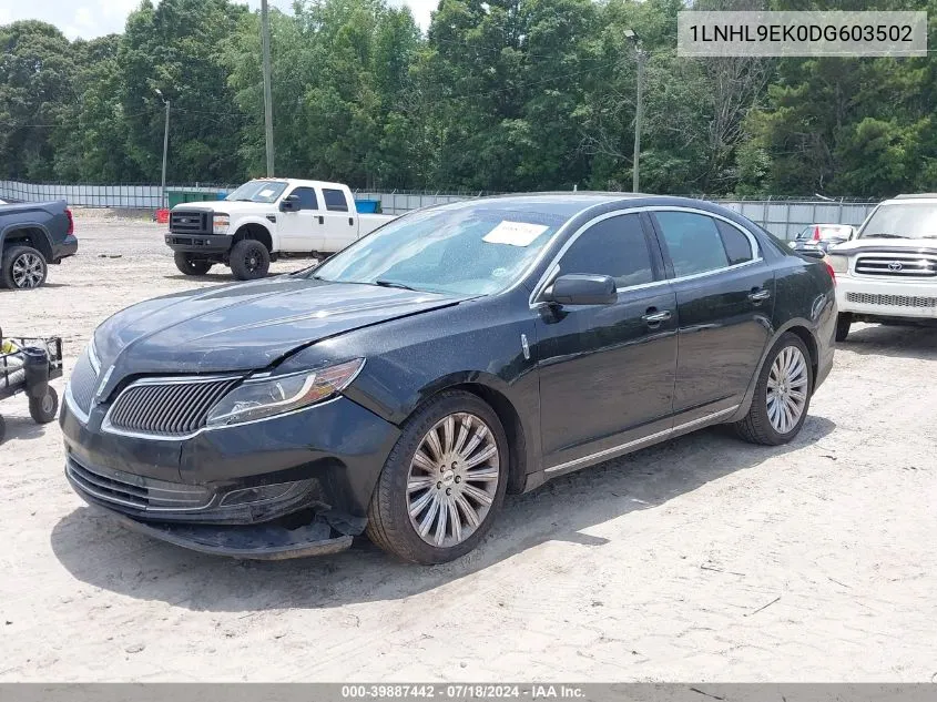 1LNHL9EK0DG603502 2013 Lincoln Mks