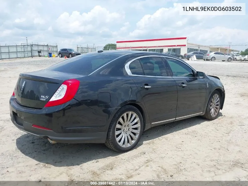 1LNHL9EK0DG603502 2013 Lincoln Mks