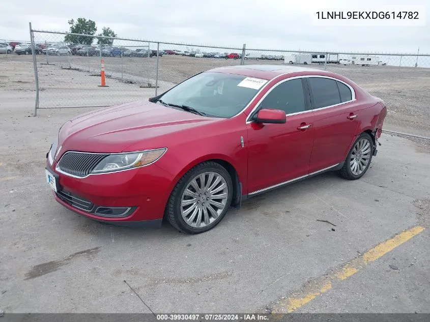 2013 Lincoln Mks VIN: 1LNHL9EKXDG614782 Lot: 39930497