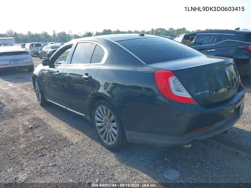 1LNHL9DK3DG603415 2013 Lincoln Mks