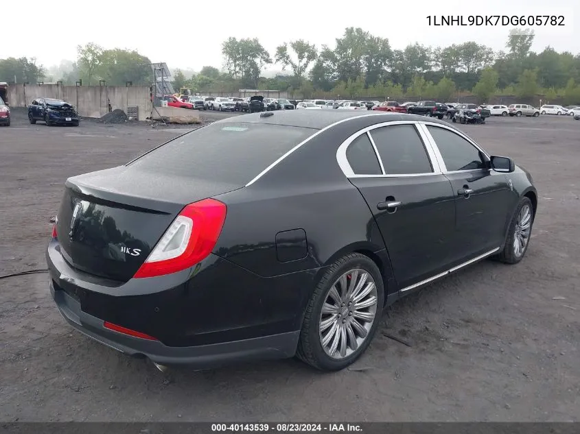 2013 Lincoln Mks VIN: 1LNHL9DK7DG605782 Lot: 40143539