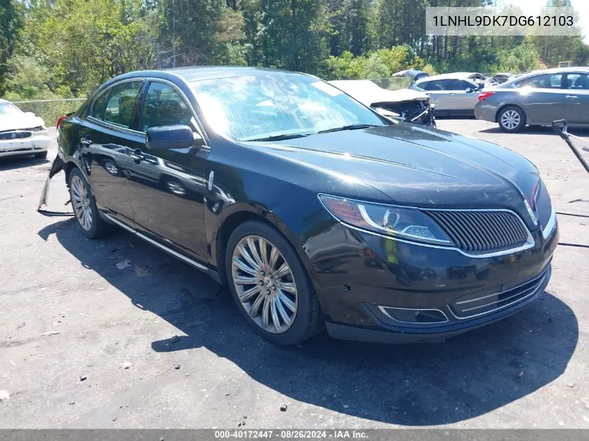 2013 Lincoln Mks VIN: 1LNHL9DK7DG612103 Lot: 40172447