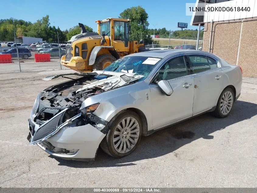 2013 Lincoln Mks VIN: 1LNHL9DK0DG618440 Lot: 40300069