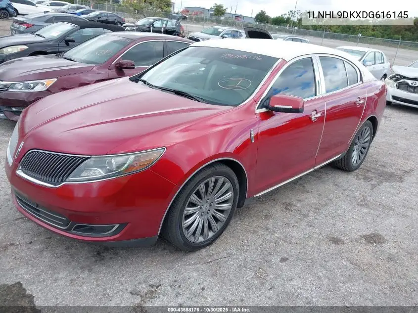 1LNHL9DKXDG616145 2013 Lincoln Mks