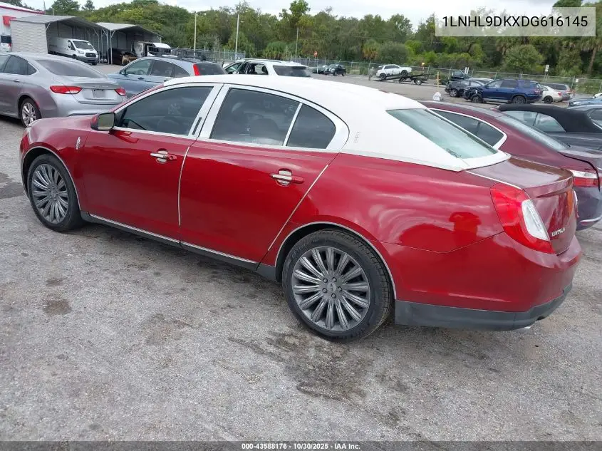 1LNHL9DKXDG616145 2013 Lincoln Mks