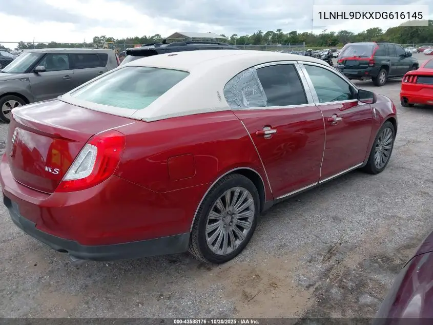 1LNHL9DKXDG616145 2013 Lincoln Mks
