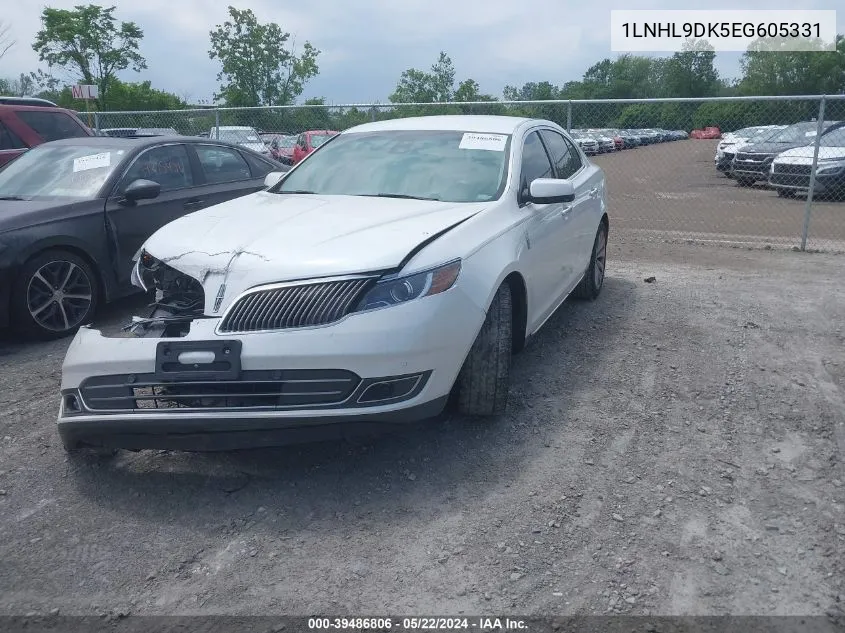 1LNHL9DK5EG605331 2014 Lincoln Mks