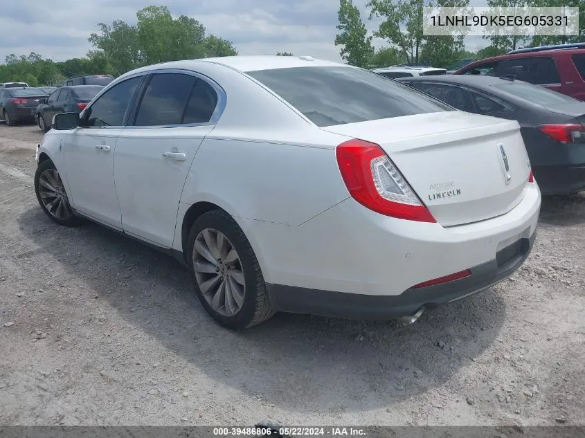 2014 Lincoln Mks VIN: 1LNHL9DK5EG605331 Lot: 39486806