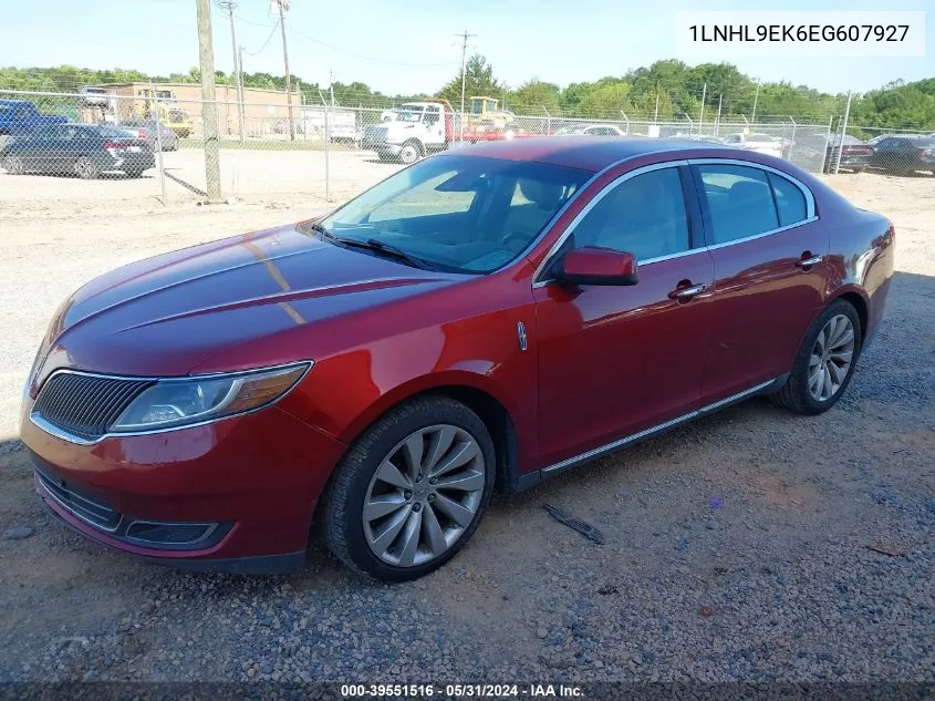 2014 Lincoln Mks VIN: 1LNHL9EK6EG607927 Lot: 39551516