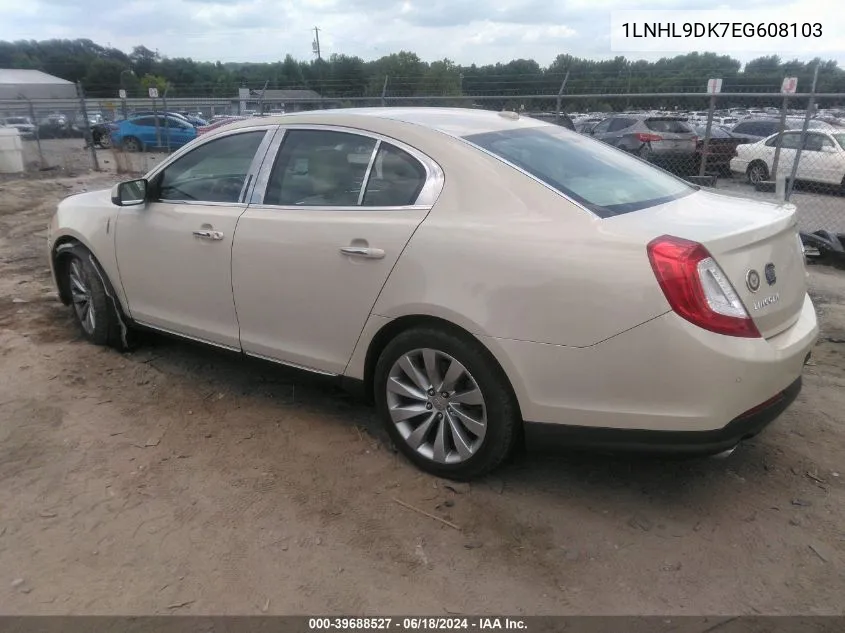 1LNHL9DK7EG608103 2014 Lincoln Mks