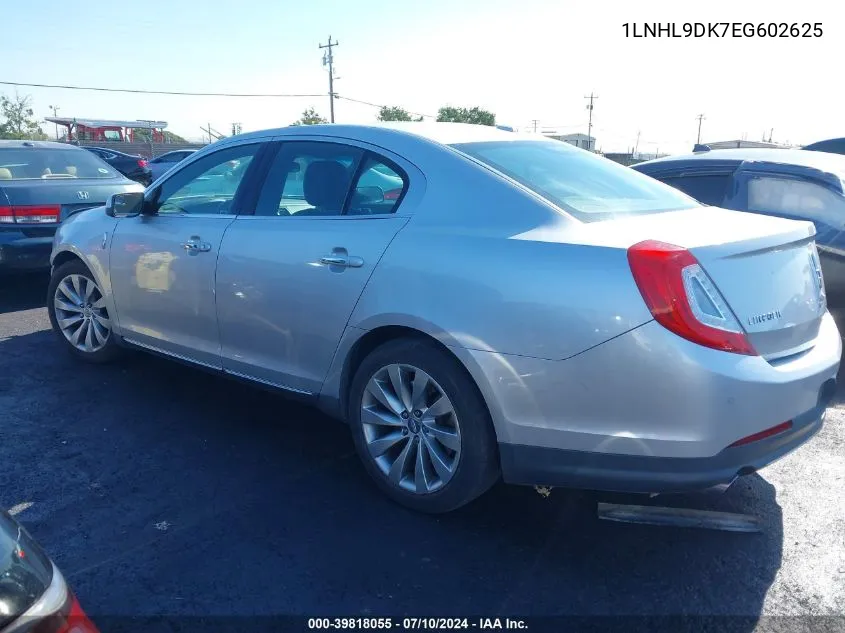 1LNHL9DK7EG602625 2014 Lincoln Mks