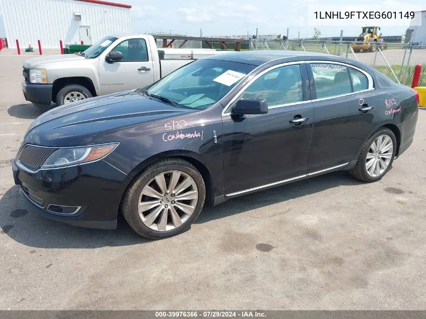 1LNHL9FTXEG601149 2014 Lincoln Mks Ecoboost