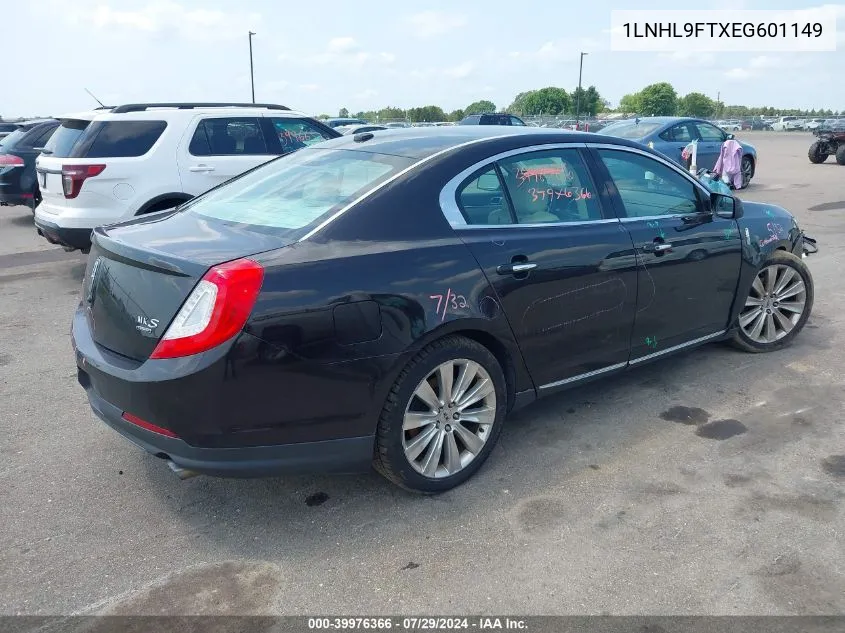 1LNHL9FTXEG601149 2014 Lincoln Mks Ecoboost