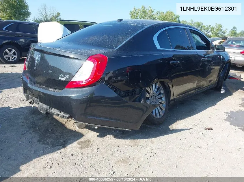 2014 Lincoln Mks VIN: 1LNHL9EK0EG612301 Lot: 40086255