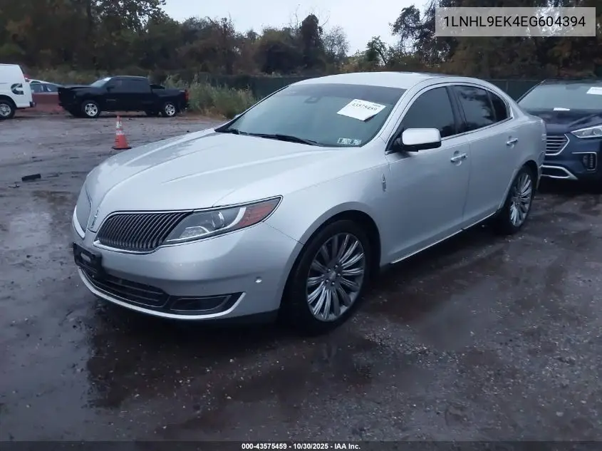 1LNHL9EK4EG604394 2014 Lincoln Mks
