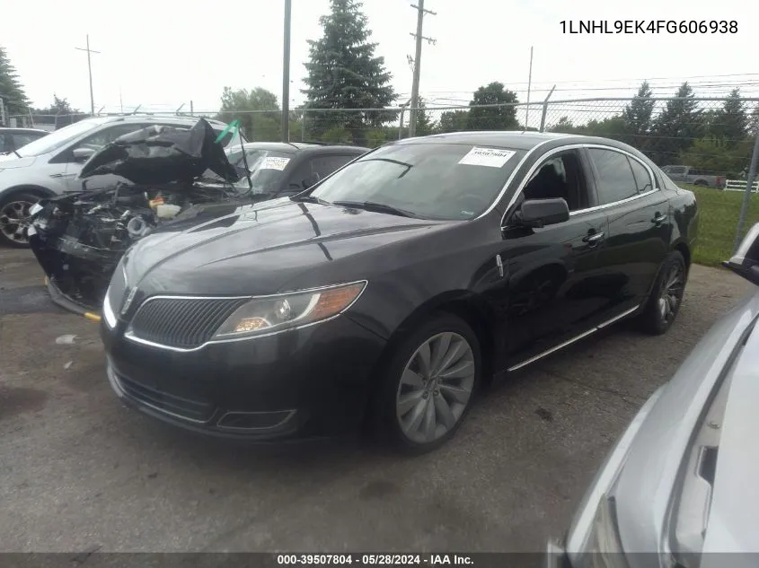 1LNHL9EK4FG606938 2015 Lincoln Mks