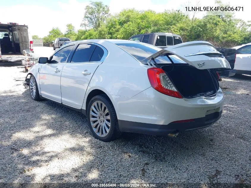 1LNHL9EK4FG606471 2015 Lincoln Mks