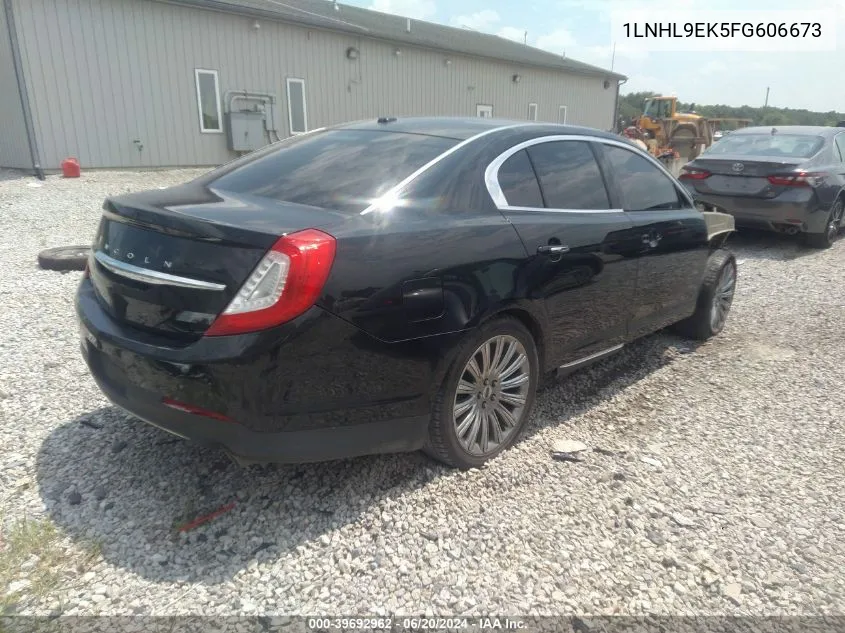 2015 Lincoln Mks VIN: 1LNHL9EK5FG606673 Lot: 39692962